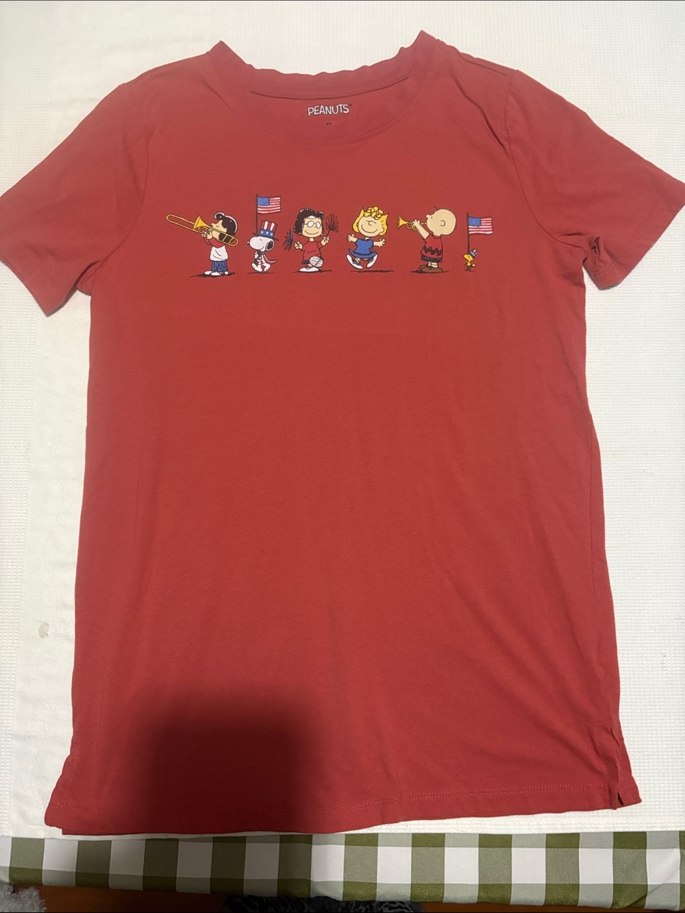 PEANUTS PATRIOTIC T SHIRT